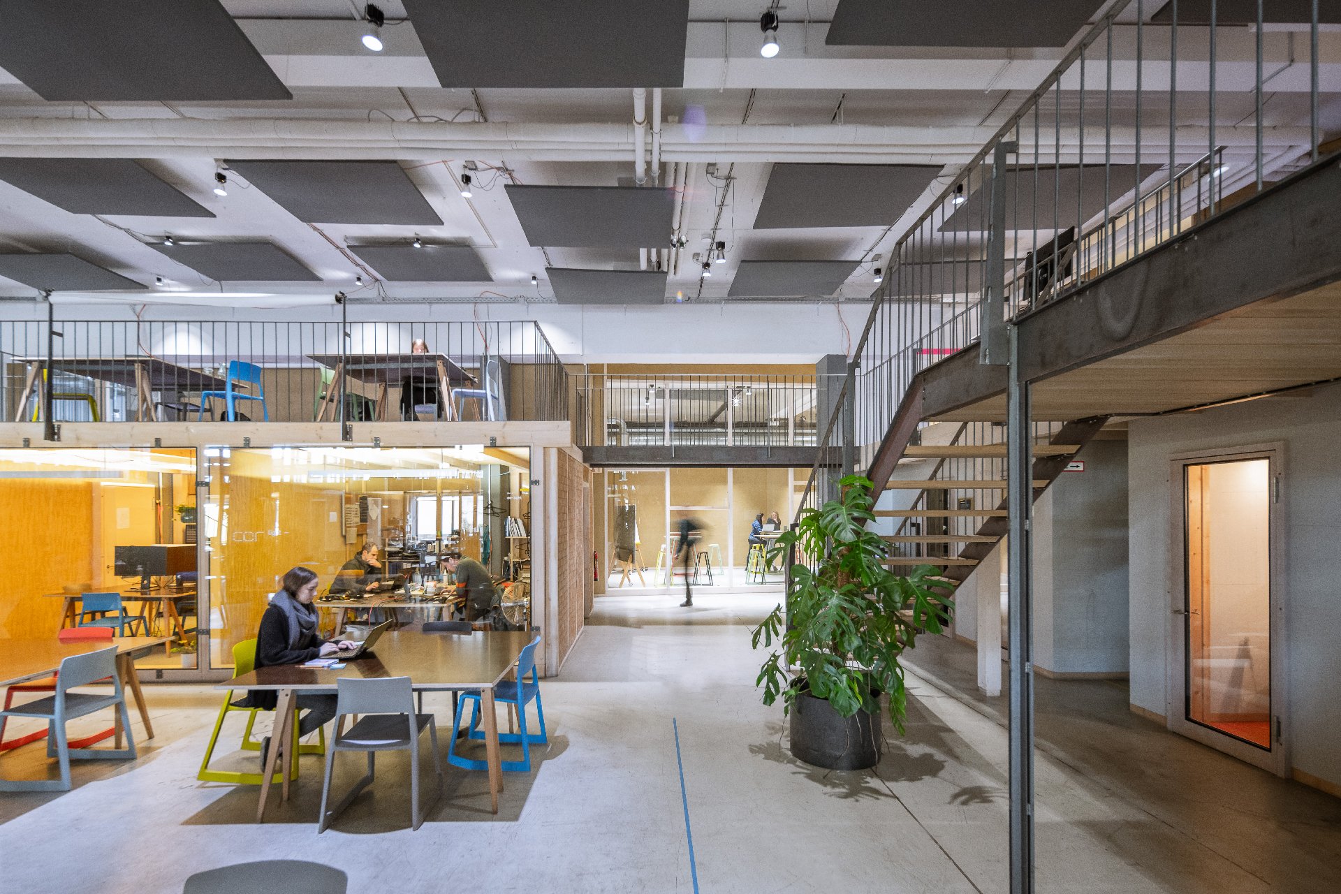 Innenansicht vom Impact-Hub-Munich